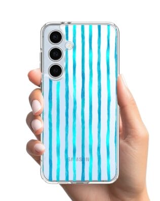 Etui do Samsung Galaxy S24 FE przeźroczyste, silikonowe Flexi, szept fal