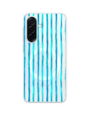 Etui do Samsung Galaxy A36 5G z MagSafe przeźroczyste, silikonowe Flexi, szept fal