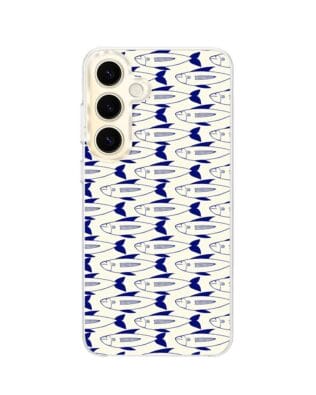 Etui do Samsung Galaxy S24 Plus z MagSafe przeźroczyste, silikonowe Flexi, pływające rybki