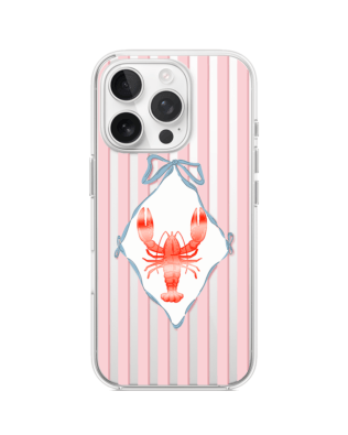 Etui do iPhone 16 Pro Max przeźroczyste, silikonowe Flexi, Homar