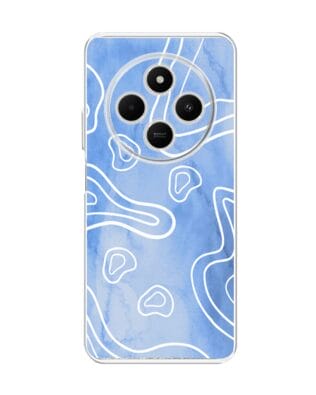 Etui do Xiaomi POCO C75 przeźroczyste, silikonowe Flexi, morski wzór