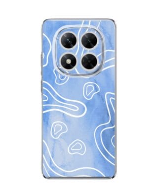 Etui do Xiaomi POCO X7 przeźroczyste, silikonowe Flexi, morski wzór