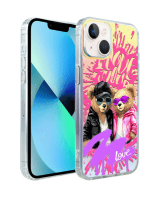 Etui do iPhone 13 IBIZU California Sunset z MagSafe, zmieniające kolor, Couple in Love, zakochana para