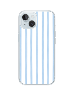 Etui do iPhone 15 z MagSafe przeźroczyste, silikonowe Flexi, wakacje w Grecji