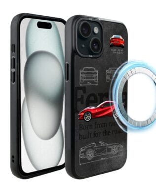 Etui do iPhone 15 IBIZU DropGuard Matt z MagSafe, TechDrive, 812 Superfast