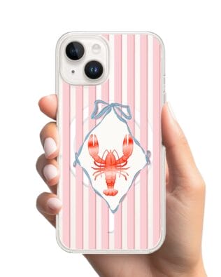 Etui do iPhone 13 z MagSafe przeźroczyste, silikonowe Flexi, Homar