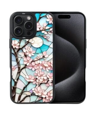 Etui do iPhone 15 Pro Max IBIZU DropGuard Matt z MagSafe, Barwy Szkła, Księżycowa Wiśnia