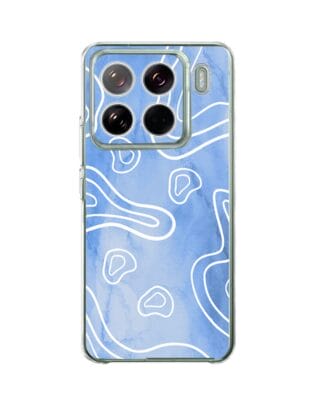 Etui do Xiaomi 15 Pro przeźroczyste, silikonowe Flexi, morski wzór