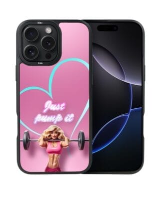 Etui do iPhone 16 Pro Max IBIZU DropGuard Matt z MagSafe, #Move, Pump it love