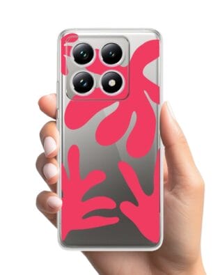 Etui do Xiaomi 14T przeźroczyste, silikonowe Flexi, rafa
