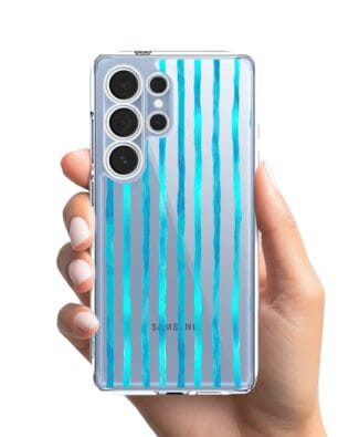 Etui do Samsung Galaxy S25 Ultra przeźroczyste, silikonowe Flexi, szept fal