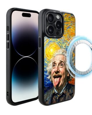Etui do iPhone 14 Pro Max IBIZU DropGuard Matt z MagSafe, Einstein