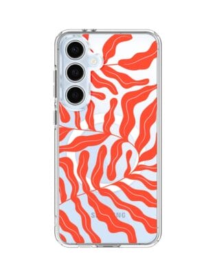 Etui do Samsung Galaxy S24 FE z MagSafe przeźroczyste, silikonowe Flexi, rafa koralowa