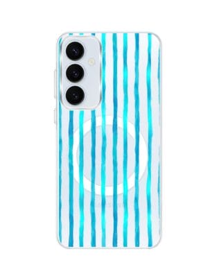 Etui do Samsung Galaxy A55 5G z MagSafe przeźroczyste, silikonowe Flexi, szept fal