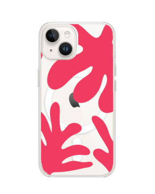 Etui do iPhone 13 z MagSafe przeźroczyste, silikonowe Flexi, rafa