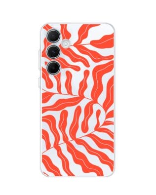 Etui do Samsung Galaxy A35 5G przeźroczyste, silikonowe Flexi, rafa koralowa
