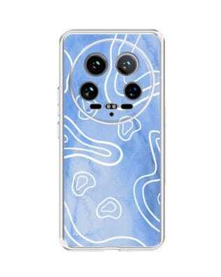 Etui do Xiaomi 14 Ultra przeźroczyste, silikonowe Flexi, morski wzór