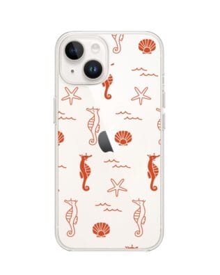 Etui do iPhone 13 przeźroczyste, silikonowe Flexi, wakacyjne wzory