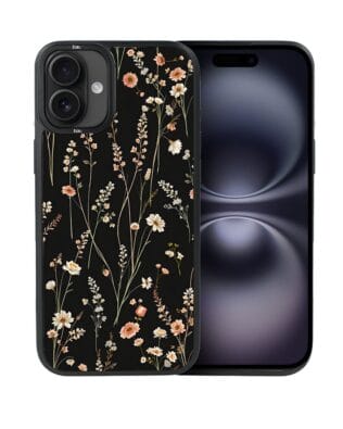Etui do iPhone 16 Plus IBIZU DropGuard Matt z MagSafe, Pastel Bloom, Północny ogród
