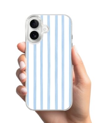 Etui do iPhone 16 z MagSafe przeźroczyste, silikonowe Flexi, wakacje w Grecji