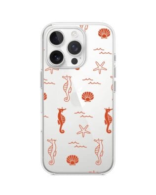 Etui do iPhone 16 Pro Max przeźroczyste, silikonowe Flexi, wakacyjne wzory