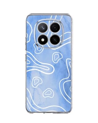 Etui do Xiaomi Redmi Note 14 Pro Plus 5G przeźroczyste, silikonowe Flexi, morski wzór