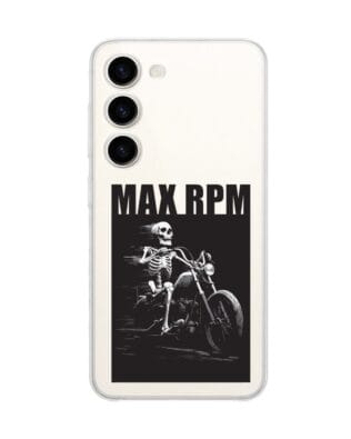 Etui do Samsung Galaxy S23 FE 5G przeźroczyste, silikonowe Flexi, Bikers, Ghost Rider