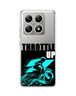 Etui do Xiaomi 14T Pro przeźroczyste, silikonowe Flexi, Bikers, Cross na maxa