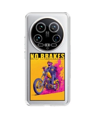 Etui do Xiaomi 14 Ultra przeźroczyste, silikonowe Flexi, Bikers, Motocyklem przez świat