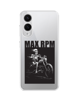 Etui do Samsung Galaxy S25 Edge przeźroczyste, silikonowe Flexi, Bikers, Ghost Rider