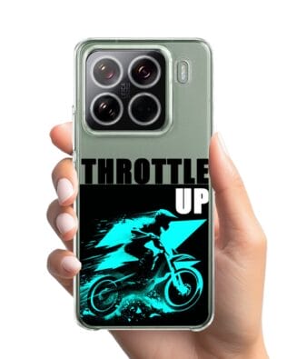 Etui do Xiaomi 15 Pro przeźroczyste, silikonowe Flexi, Bikers, Cross na maxa