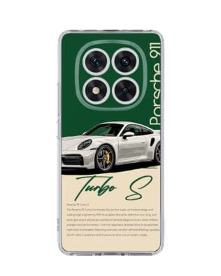 Etui do Xiaomi Redmi Note 14 Pro 5G przeźroczyste, silikonowe Flexi, Szybkie Auta, Elegancja 911