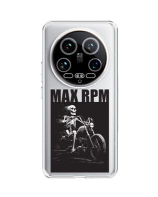 Etui do Xiaomi 14 Ultra przeźroczyste, silikonowe Flexi, Bikers, Ghost Rider