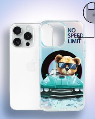 Etui do iPhone 16 Pro Max IBIZU California Sunset, zmieniające kolor, Blue Car, niebieski samochód