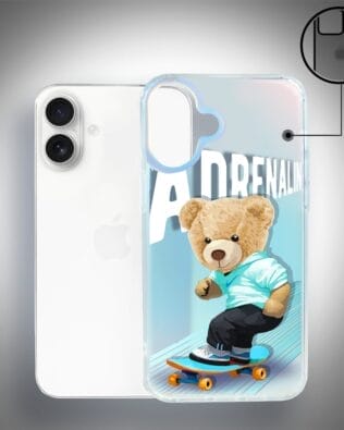 Etui do iPhone 16 IBIZU California Sunset, zmieniające kolor, Adrenalin, deskorolka