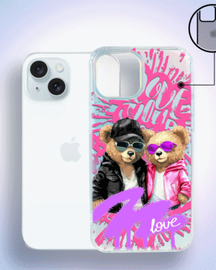 Etui do iPhone 15 IBIZU California Sunset z MagSafe, zmieniające kolor, Couple in Love, zakochana para
