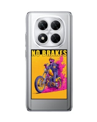 Etui do Xiaomi POCO X7 przeźroczyste, silikonowe Flexi, Bikers, Motocyklem przez świat