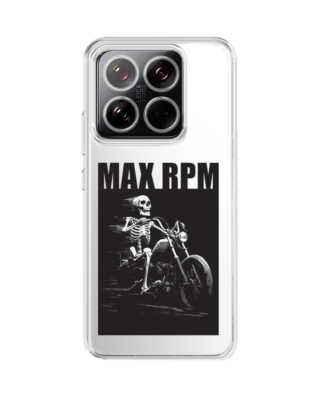 Etui do Xiaomi 14 przeźroczyste, silikonowe Flexi, Bikers, Ghost Rider