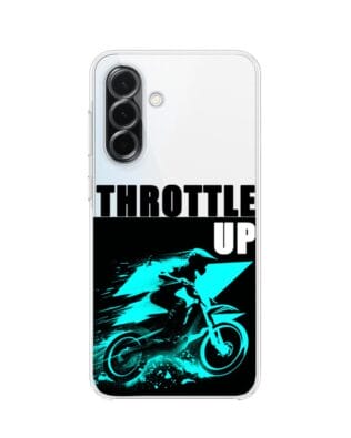 Etui do Samsung Galaxy A36 5G przeźroczyste, silikonowe Flexi, Bikers, Cross na maxa