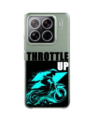 Etui do Xiaomi 15 Pro przeźroczyste, silikonowe Flexi, Bikers, Cross na maxa