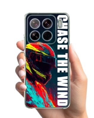 Etui do Xiaomi 15 Pro przeźroczyste, silikonowe Flexi, Bikers, Chase The Wind