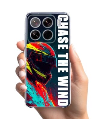 Etui do Xiaomi 15 przeźroczyste, silikonowe Flexi, Bikers, Chase The Wind