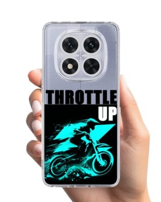 Etui do Xiaomi Redmi Note 14 Pro 5G przeźroczyste, silikonowe Flexi, Bikers, Cross na maxa