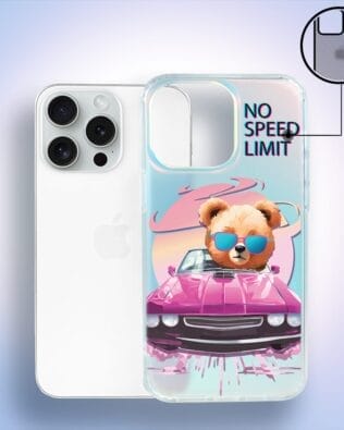 Etui do iPhone 16 Pro Max IBIZU California Sunset, zmieniające kolor, Pink Car, różowy samochód