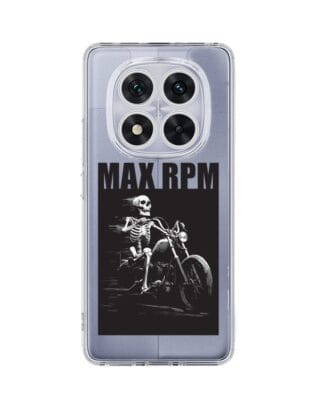 Etui do Xiaomi Redmi Note 14 Pro 5G przeźroczyste, silikonowe Flexi, Bikers, Ghost Rider