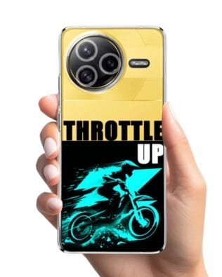 Etui do Xiaomi POCO F7 Ultra przeźroczyste, silikonowe Flexi, Bikers, Cross na maxa
