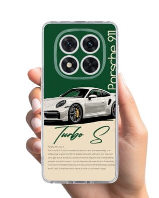 Etui do Xiaomi Redmi Note 14 Pro 5G przeźroczyste, silikonowe Flexi, Szybkie Auta, Elegancja 911