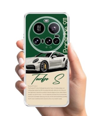 Etui do Xiaomi 15 Ultra przeźroczyste, silikonowe Flexi, Szybkie Auta, Elegancja 911
