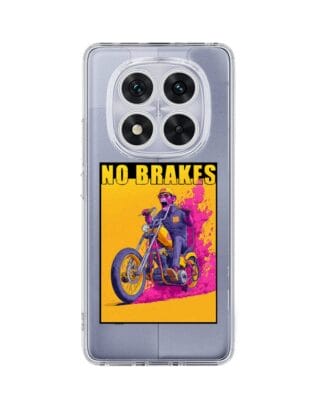 Etui do Xiaomi Redmi Note 14 Pro 5G przeźroczyste, silikonowe Flexi, Bikers, Motocyklem przez świat