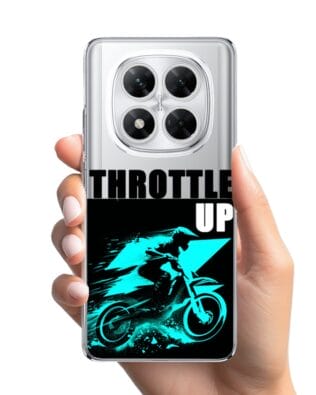 Etui do Xiaomi POCO X7 przeźroczyste, silikonowe Flexi, Bikers, Cross na maxa